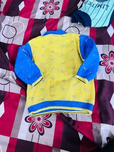Kids Blue &amp; Yellow "London" Sweater