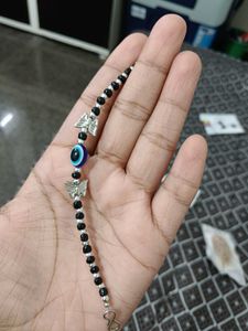 Evil Eye &amp; Butterfly Charm anklet