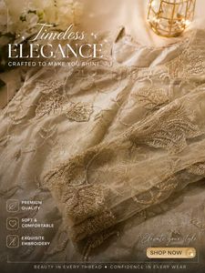 Elegant Embroidered Dress Material