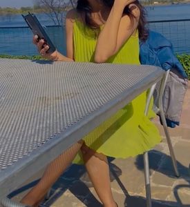 Sale!!!Sassafras Lime Green Dress