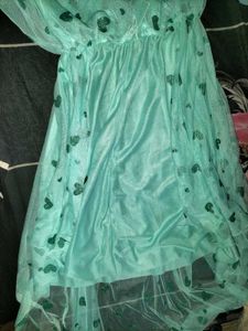 Beautiful Heart Print Gown