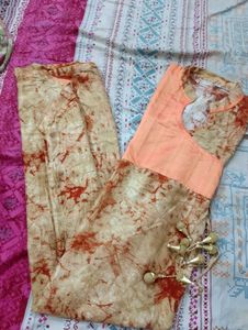 Kurti with Tassels and ajio pant🆕