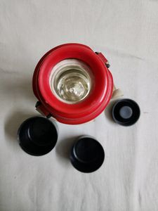 Antique vintage Red Thermos
