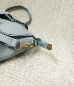 Beautiful 😍 Royal Grey Sling Bag ♥️And 2 Earrings