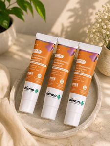pack of 3 The Derma Co 1% Hyaluronic Sunscreen Aqu