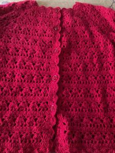 Handmade Cute Knitted Cardigan