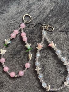 Cute Beaded Charms bag charm/Phone Charm set of 2