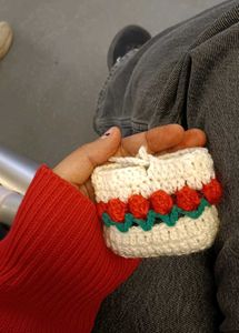 Handmade Crochet airpods pouch