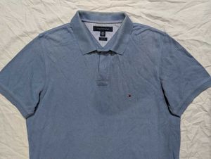 Tommy Hilfiger Men's Blue Polo T-Shirt