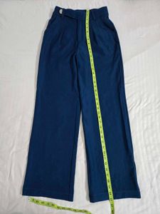 Women's turquoise Wide Leg Pants waist 28