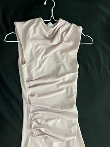 Elegant Ruched Sleeveless Dress