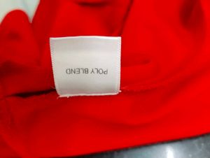 Red Peplum Tank Top