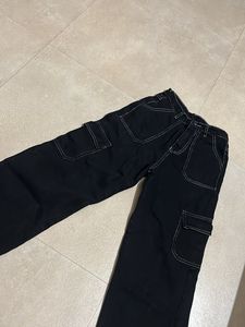 Black Jeans with White Stitching