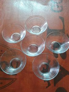 Set of 6 Clear Glass Tumblers