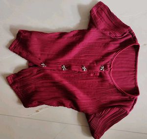 cherry red top