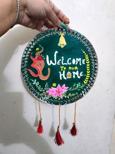 Handmade Wall Hanging!! Welcome Home Quote!! Decor