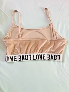 Velvet Sporty Crop Top