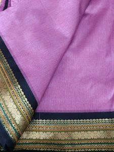 Elegant Pink Saree without blouse