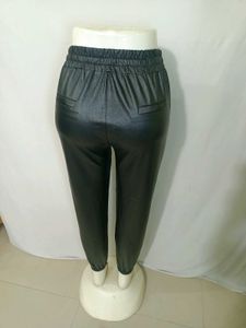 Black Faux Leather Jogger Free Size S,M,L,XL