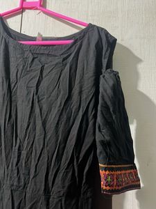 Elegant Black Ethnic Gown
