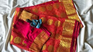Elegant Silk Saree with Blouse