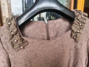 Elegant Brown Dress