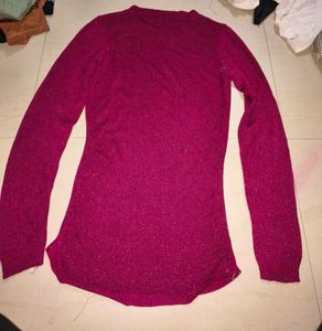 Sparkly Long Sleeve Mini Dress