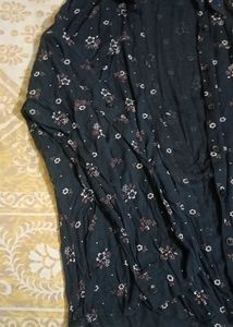 Stylish Women’s Floral Printed Shirt | Dark Blue C