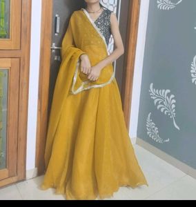 Mustard Yellow Lehenga Choli