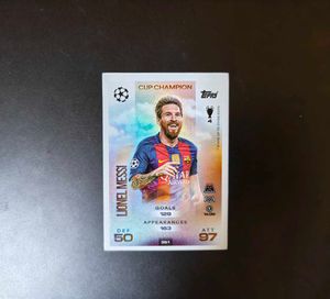 Lionel Messi Cup Champion Vintage Chrome