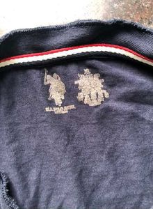 Men's Navy Long Sleeve Polo Shirt