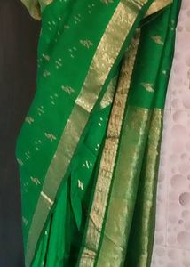 1-Time Used ElegantMeenaWork KanchiPattuSaree-Sti