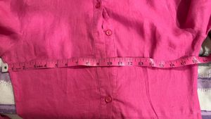 Duanghamol Pink shirt Dress with inner