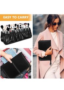 Makeup Brush Pouch Foldable Zipper