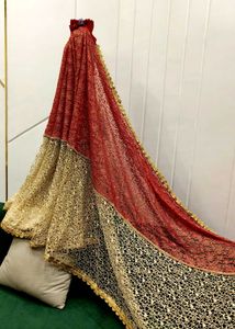 RED &amp; GOLDEN PARTYWEAR SAREE