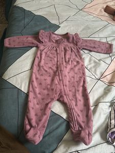 New Carter's Baby Girl Sleepsuit