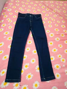 Dark Wash Blue Denim Jeans