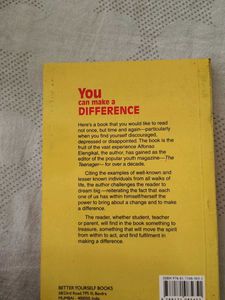 You Can Make a Difference Book