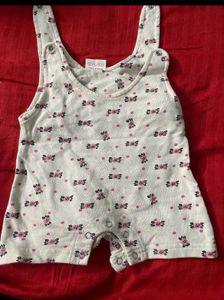 new dungaree dress got as gift but baby is already