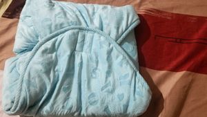 soft light blue baby carry nest