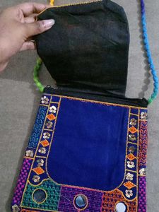 Unique Taj Mahal Embroidered Crossbody Bag
