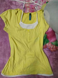 Yellow Layered Top🌼