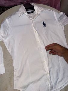Classic White Polo Ralph Lauren Shirt