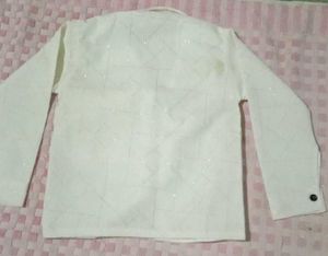 White Sporty Shirt for Girls