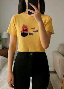 Pure Cotton Ribbed Top