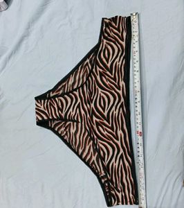 ♥️ Sheer Zebra Print Bikini Briefs