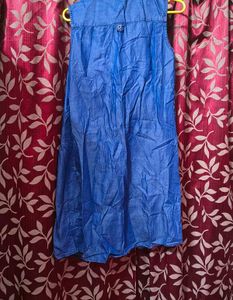 💙 Sleeveless Denim Shirt Dress 💙