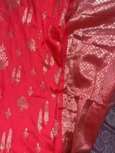 beautiful pink silk saree