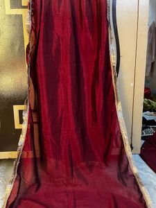 Maroon Embellished Ethnic Gown