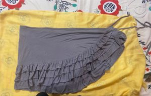 Ruffled Mini Skirt - Unique Design